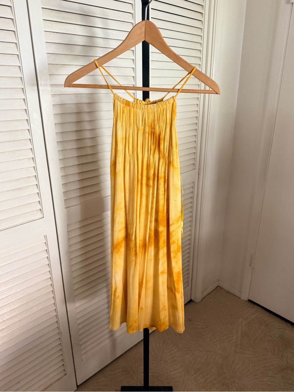 Very J Yellow Sundress with Spaghetti Straps
